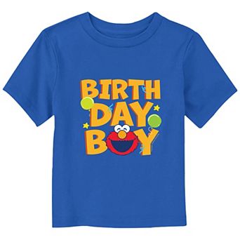 Toddler Boy Sesame Street Elmo "Birthday Boy" Graphic Tee