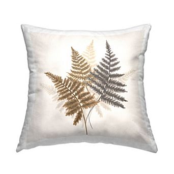 Stupell Home Decor Soft Forest Fern Plants Decorative Throw Pillow