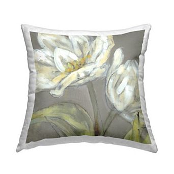 Stupell Home Decor Tulip Flower Petals Decorative Throw Pillow