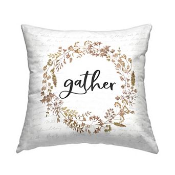 Stupell Home Decor Gather Decorative Throw Pillow