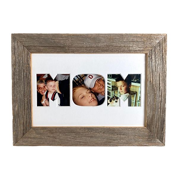 Mother's Series Rustic Farmhouse 6" x 9" Decorative Wood Collage