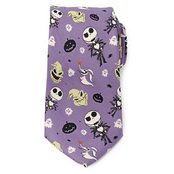 Disney's Nightmare Before Christmas Men's Purple Tie by Cuff Links, Inc.