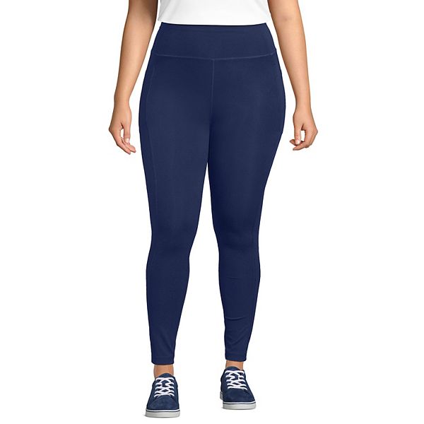 Plus Size Lands' End Women's Active High Impact Pocket Leggings