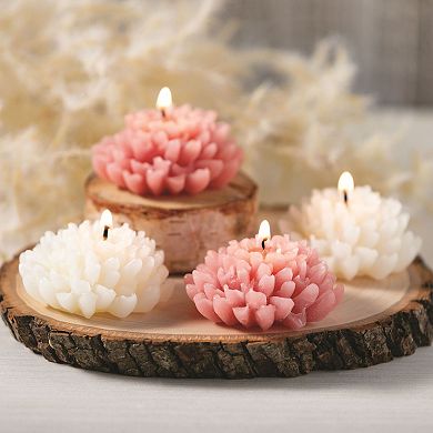 Vance Kitira Flower Blooming 4-piece Candle Set