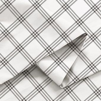 Color Sense Brushed Percale Weave Flannel Sheet Set