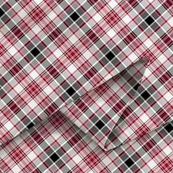 Color Sense Brushed Percale Weave Flannel Sheet Set