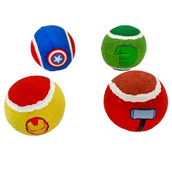 Marvel Squeaker Tennis Balls 4 pk