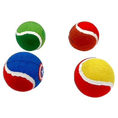 Marvel Squeaker Tennis Balls 4-pk.