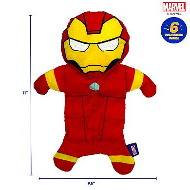 Marvel Multi-Squeaker Ironman Pet Toy