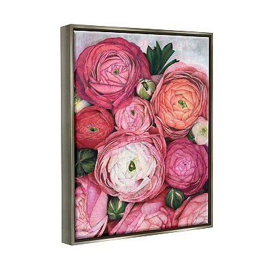 Stupell Home Decor Romantic Red Peonies Budding Canvas Wall Art
