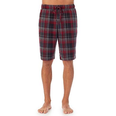 Men's Cuddl Duds 2-Pack French Terry Printed Pajama Shorts Set