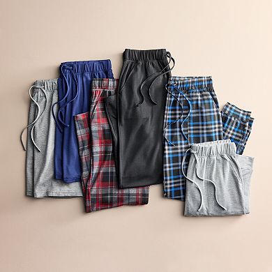 Men's Cuddl Duds 2-Pack French Terry Printed Pajama Shorts Set