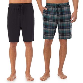 Men's Cuddl Duds® 2-Pack French Terry Pajama Shorts Set