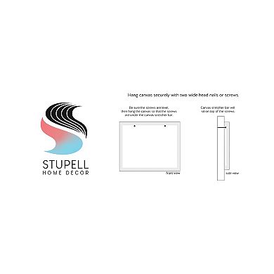 Stupell Home Decor Layered Flamingo Portrait Canvas Wall Art