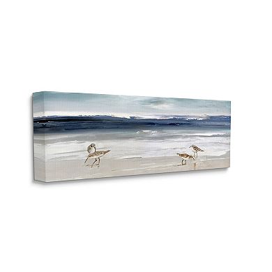 Stupell Home Decor Sandpipers Sea Shore Canvas Wall Art