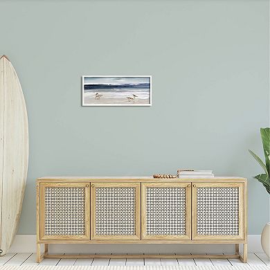 Stupell Home Decor Sandpipers Sea Framed Wall Art