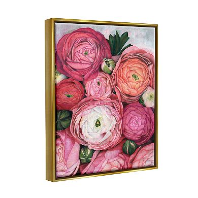 Stupell Home Decor Romantic Red Peonies Budding Canvas Wall Art