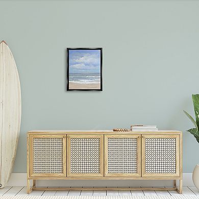 Stupell Home Decor Cloudy Ocean Bay Shoreline Canvas Wall Art