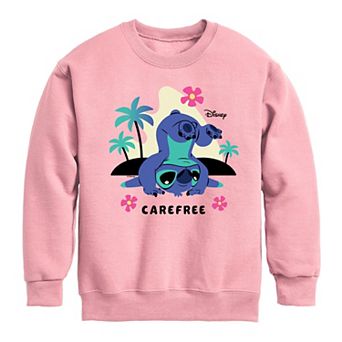 Disney's Lilo & Stitch Girls Carefree Crew Fleece
