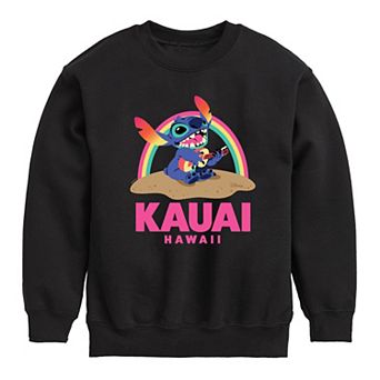 Disney's Lilo & Stitch Girls Kauai Hawaii Crew Fleece