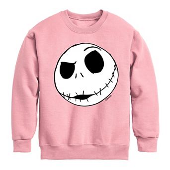 Disney's Nightmare Before Christmas Girls 7-16 Jack Face Sweatshirt