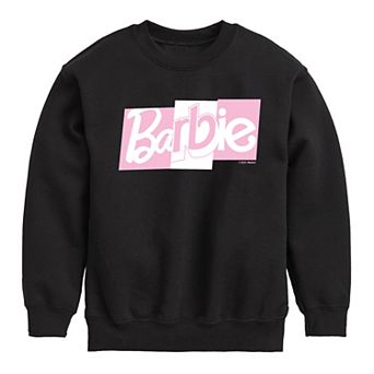 Girls 7-16 Barbie Logo Graphic Fleece Sweatshirt