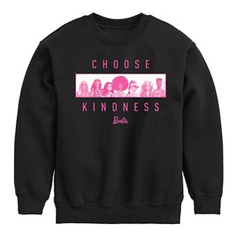 Girls 7-16 Barbie® Choose Kindness Crew Fleece Sweatshirt