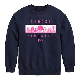 Girls 7-16 Barbie® Choose Kindness Crew Fleece Sweatshirt