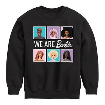 Girls 7-16 Barbie® We Are All Barbie Crew Fleece Sweatshirt