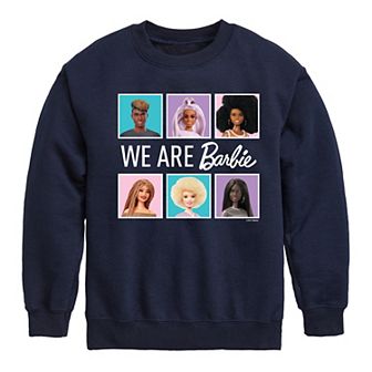 Girls 7-16 Barbie® We Are All Barbie Crew Fleece Sweatshirt