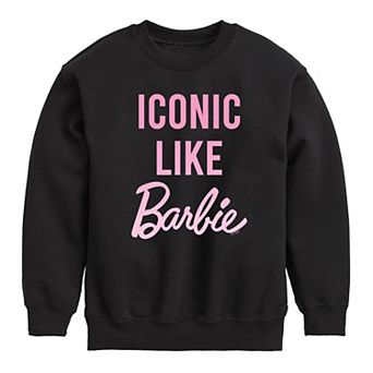 Girls 7-16 Barbie® Iconic Like Barbie Crew Fleece Sweatshirt
