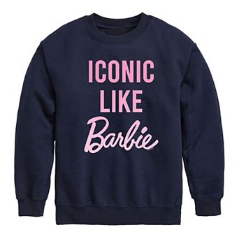 Girls 7-16 Barbie® Iconic Like Barbie Crew Fleece Sweatshirt