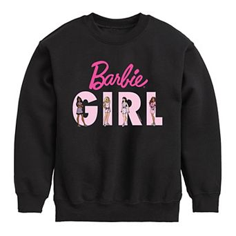 Girls 7-16 Barbie® Barbie Girl Crew Fleece Sweatshirt