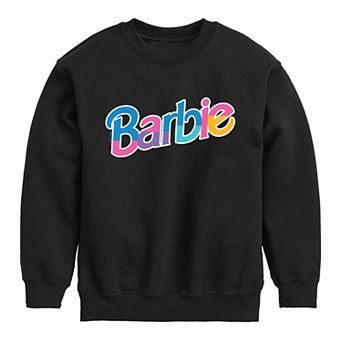 Girls 7-16 Barbie® Dollhouse Logo Crew Fleece Sweatshirt