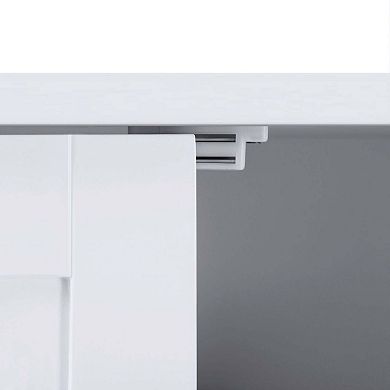 Hivvago White Floor-standing Bathroom Storage Sideboard