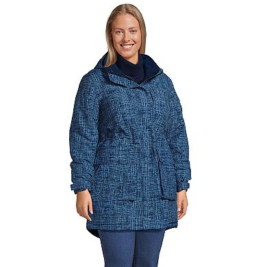 Plus Size Lands' End Squall Waterproof Insulated Winter Parka