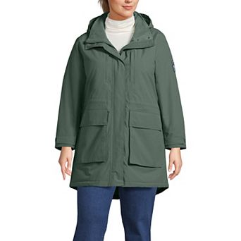 Plus Size Lands' End Squall Waterproof Insulated Winter Parka