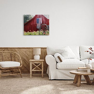 Stupell Home Decor Country Farm Meadow Canvas Wall Art