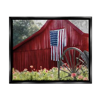 Stupell Home Decor Meadow Country Farm Framed Wall Art