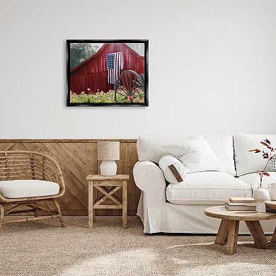 Stupell Home Decor Meadow Country Farm Framed Wall Art