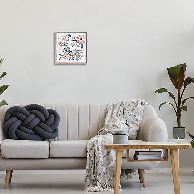 Stupell Home Decor Bohemian Floral Blossom Framed Wall Art