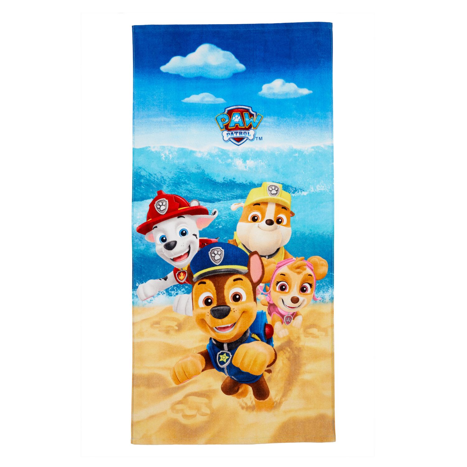 thumbnail image 2 of Paw Patrol Beach Towel For Boys – 100% Cotton, 70cm X 140cm, Perfect For Pool & Swim 2 of 6