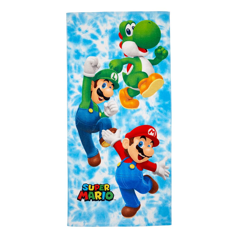 Super mario bath towel hotsell