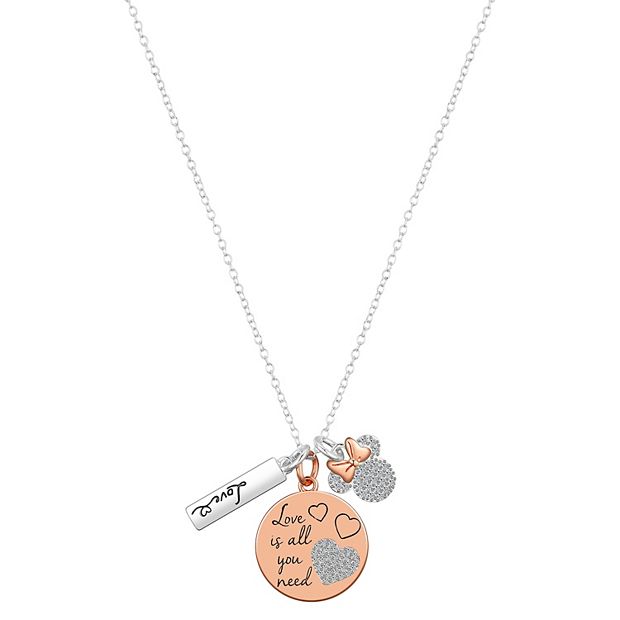 Minnie mouse hot sale necklace kohls