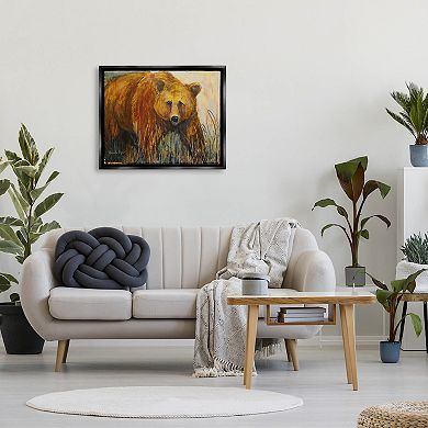 Stupell Home Decor Bear Wildlife Framed Wall Art