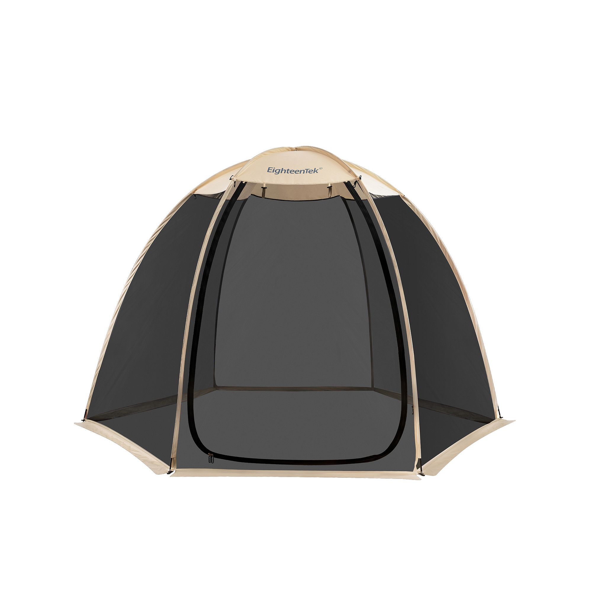 Alvantor Pop Up Screen Room Camping Canopy Gazebo, Beigekhaki