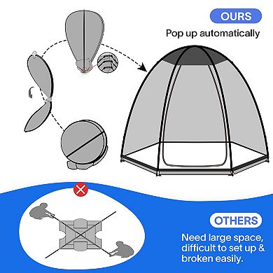 Alavantor Pop Up Screen Room Camping Canopy Gazebo