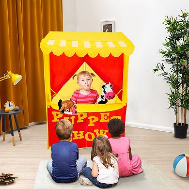 Alvantor Kids Play Tent Puppet Show Theater