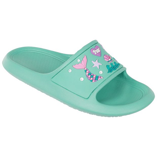 Girls Elli by Capelli Single Band Textured Comfort Sandals