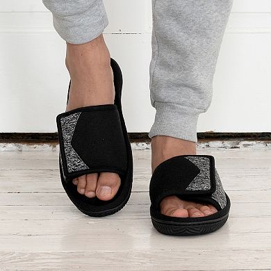 isotoner Memory Foam Sport Knit Miles Men's Slide Slippers